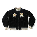 Non Stock Men's Yokosuka Baseball Jacket Dragon Tiger Falcon Embroidered Short Jacket