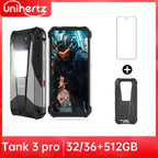 US EU MX Warehouse Unihertz Tank 3 Pro 8849 with 100 Lumens 5G Projector phone,32GB/36GB RAM,512GB ROM,23800mAh 120W,200MP, NFC Lootquake LLC