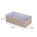 Fabric Underwear Bra Storage Box Underwear Sorting Box Panty Socks Compartment Storage Box Drawer Organizer Home Storage