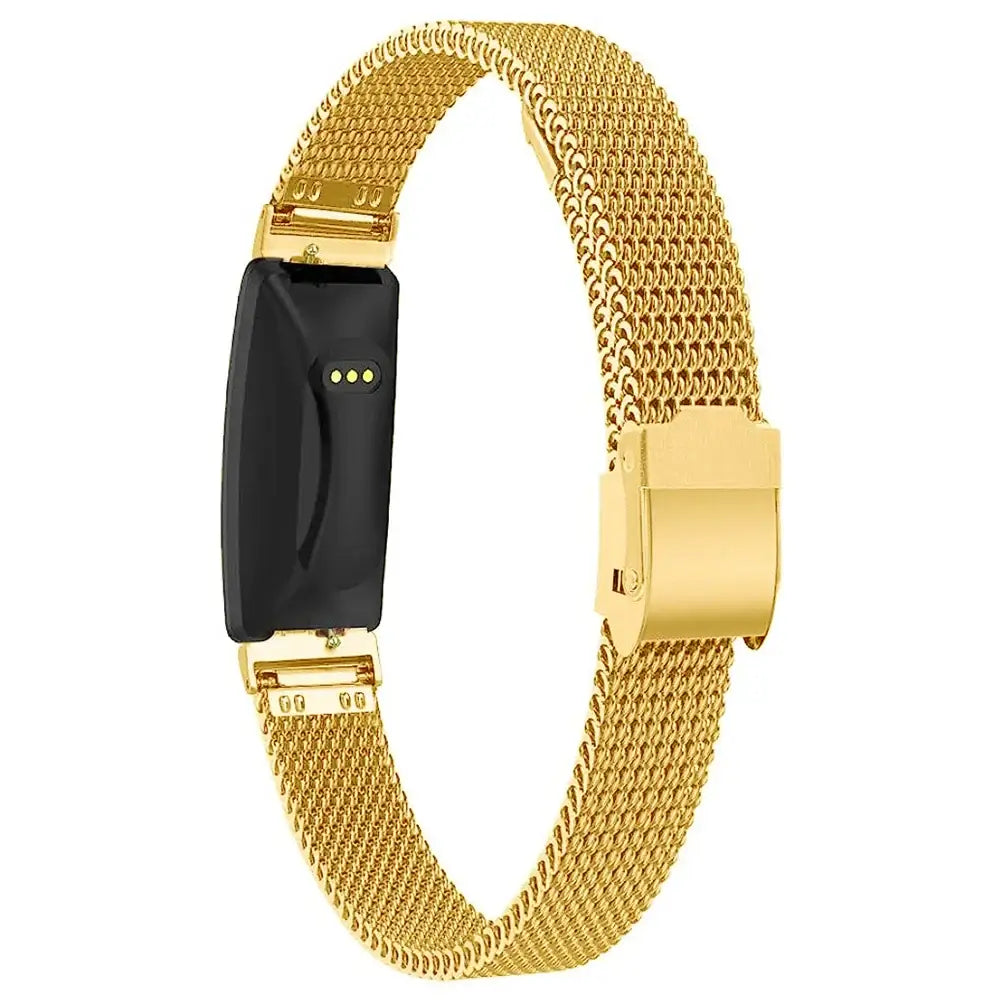 Fitbit Inspire 3, 2, 1, HR Stainless Steel Band - SJB-DIAMOND ELITES