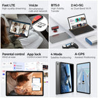 Teclast 10,4 inch T40 Pro tablet 8gb RAM ROM 128GB Android 11/12 7000mAh fast charging 2000x1200 UNISOC T618/T616 8 cores 4G network, Wifi, 13MP + 8MP