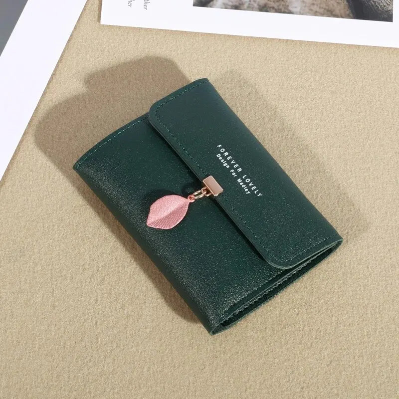 Trifold Clutch Coin Purse, Minimalist Credit Card Holder, Women's Casual Wallet Lootquake LLC
