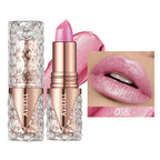Fine Glitter lipstick, Quicksand Gold Lipstick, Moisturizing Silky Mermaid Girl Pink, Long-Lasting Waterproof Grapefruit Orange Lootquake LLC