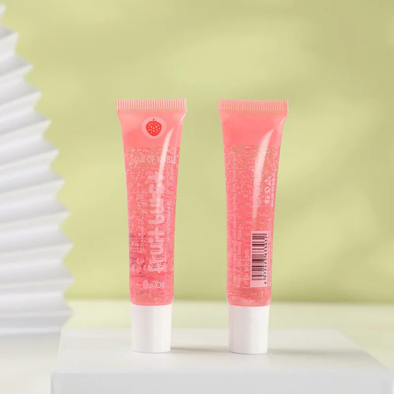 6Pcs Fruity Flavor Watery Glossy Lip Gloss Set Clear Lip Gel Hydrating Moisturizing Lip Gloss Women Lips Makeup Wholesale Lootquake LLC