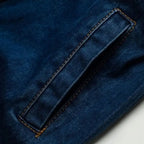 Vintage Button Up Jeans Dress Women Blue Lapel Denim Vestidos Winter Office Slim Long Sleeve Mid-Cuff Denim with Belt Long Dress
