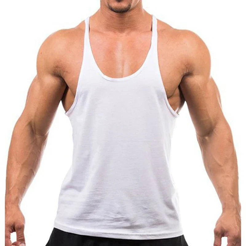 New Style Jogger Gym Singlet Training Bodybuilding Tank Top Sleeveless Cotton - SJB-DIAMOND ELITES