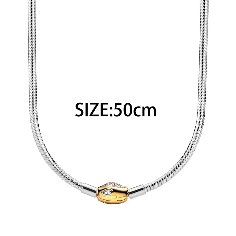 925 Silver Valentine's Day Snake Year Series Pendant Suitable for 925 Sterling Silver Original Women's Bracelet DIY Jewelry Gift Lootquake LLC