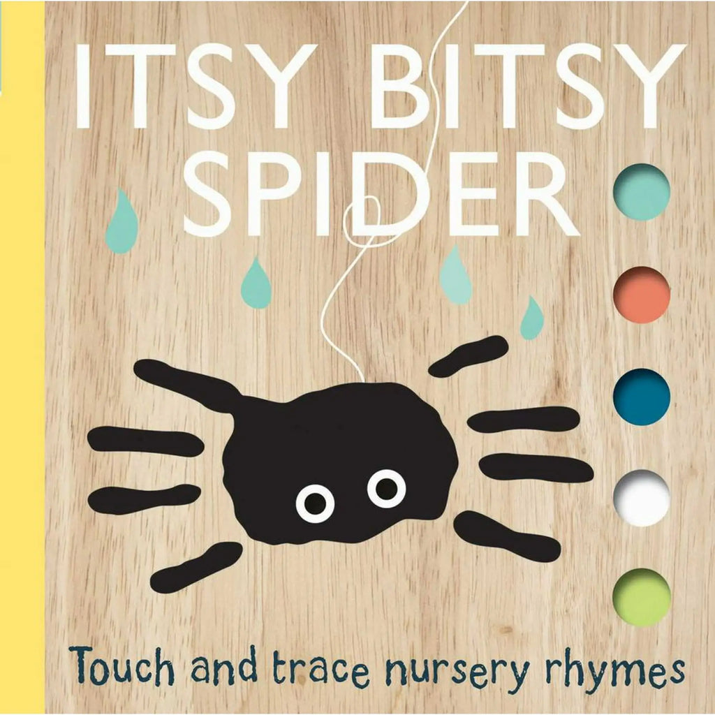 Classic Itsy Bitsy Spider Nursery Rhyme Board Book Colorful Illustrations for Early Learning for Toddlers and Preschoolers Lootquake LLC