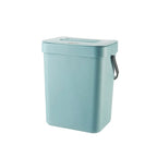 Space-Saving Quiet-Close Trash Can - 3/5L Eco-Friendly Sealed Bin For Kitchen & Office No Electricity Needed