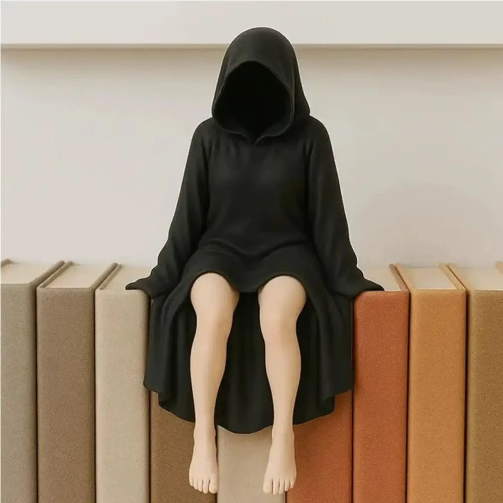 Mysterious Statue Gothic Resin Ornaments Mysterious Statue Home Desktop Sculpture Halloween Decoration Lootquake LLC