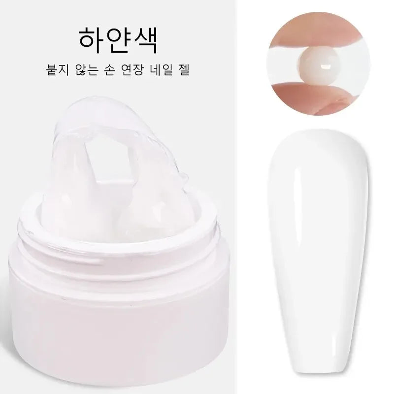 LIMEGIRL 15g Solid Nail Extension Gel Non Stick Hand Phototherapy UV Gel Quick Building Gel Nails Tips Nail Art Prolong Nail Gel Lootquake LLC