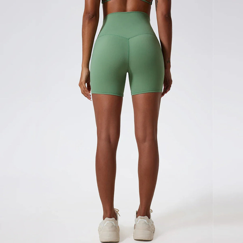 Ultra Comfort High-Waist Yoga Shorts THRIXINE