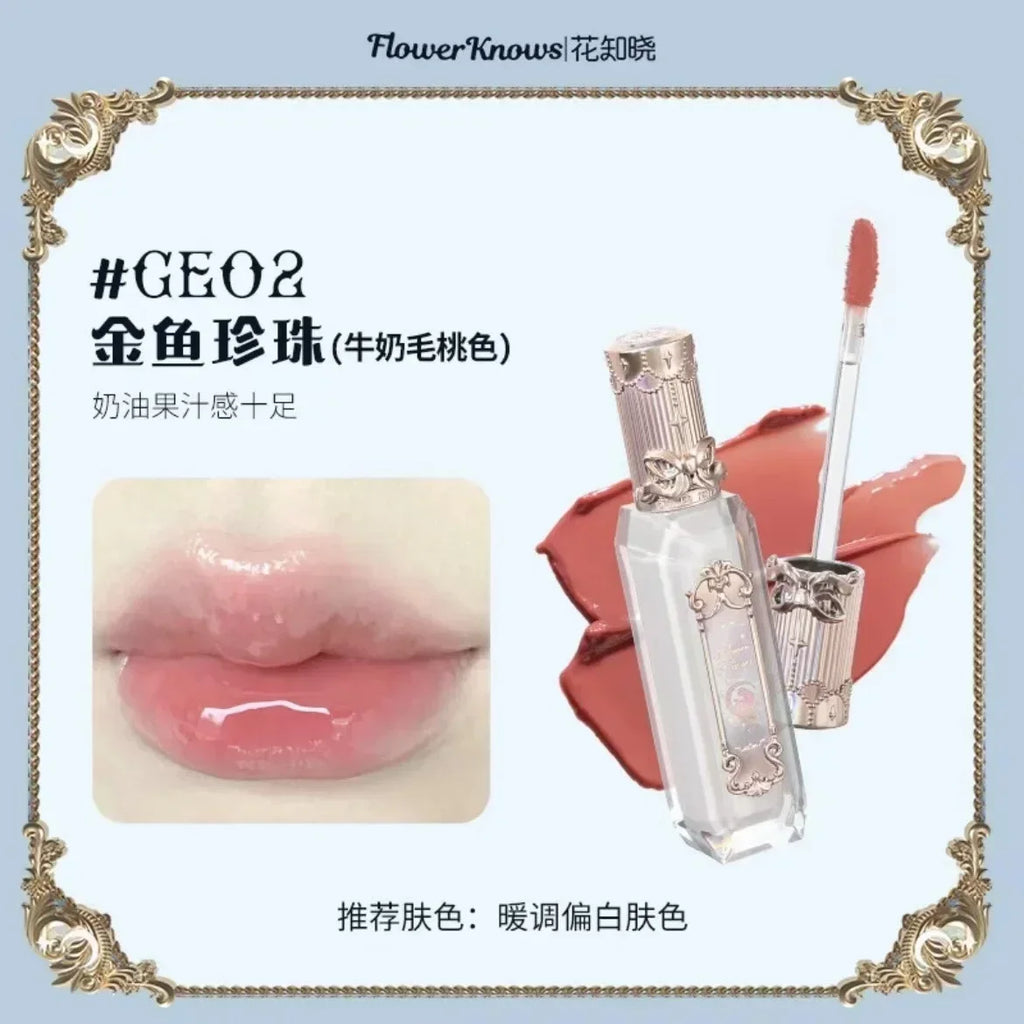 Flower Knows Strawberry Rococo Series Cloud Lip Cream Lip Gloss Long Lasting Velvet Lip Tint Lipstick for Women Cosmetic Lootquake LLC