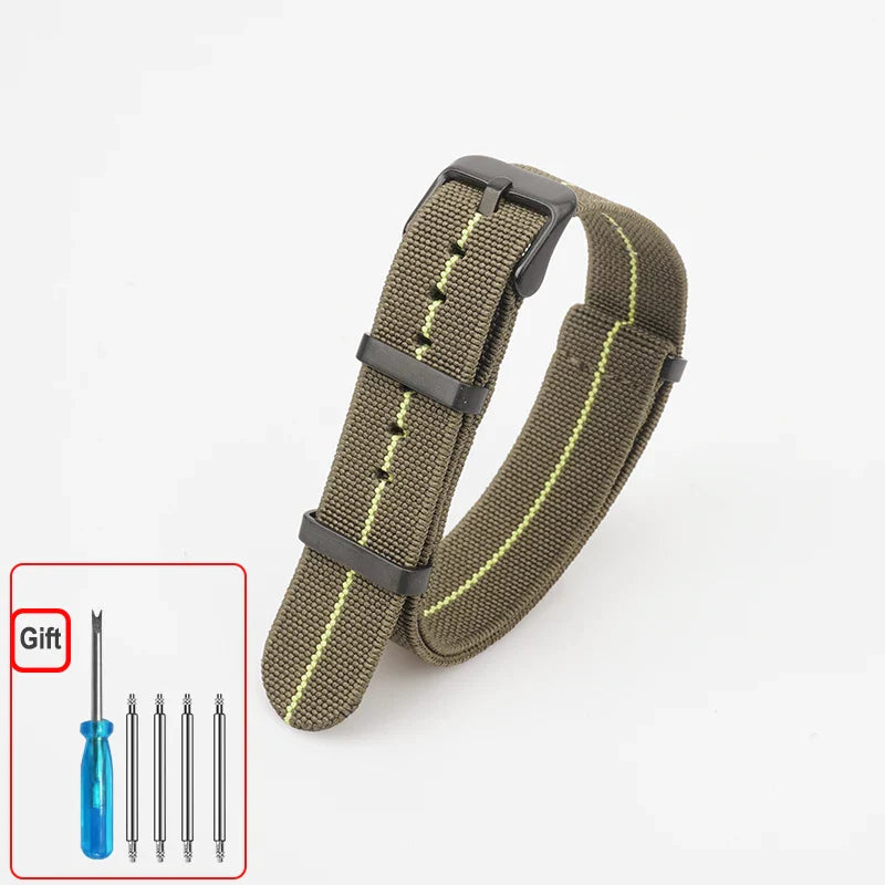 Amazfit Nylon Watch Band NATO Strap Waterproof Washable Elastic