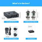 Fosi Audio Phono Preamp for Turntable Phonograph Preamplifier With 5654W Vacuum Tube Amplifier HiFi BOX X4 Lootquake LLC