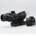 Hunting A*OG 4x32 Fiber Illuminated Red Chevron Scope THRIXINE
