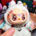 17cm Labubu V1v2 Eye Makeup Color False Eyelash Customization Gorgeous And Exquisite Eye Makeup Stickers Eyelash Stickers Lootquake LLC