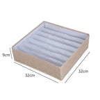Fabric Underwear Bra Storage Box Underwear Sorting Box Panty Socks Compartment Storage Box Drawer Organizer Home Storage