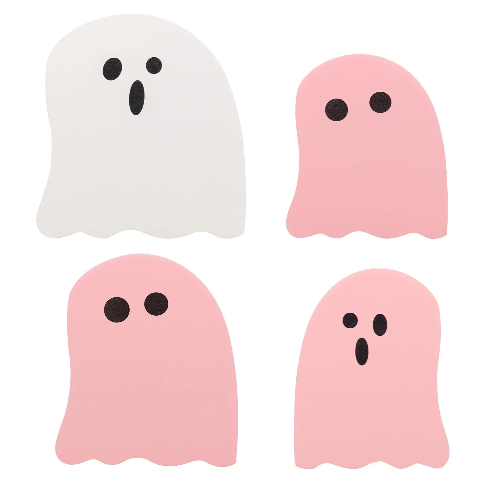 4PCS Wooden Desktop Ornaments Halloween Decoration Creative Funny Ghosts Halloween Party Home Decor Statue Gift Lootquake LLC