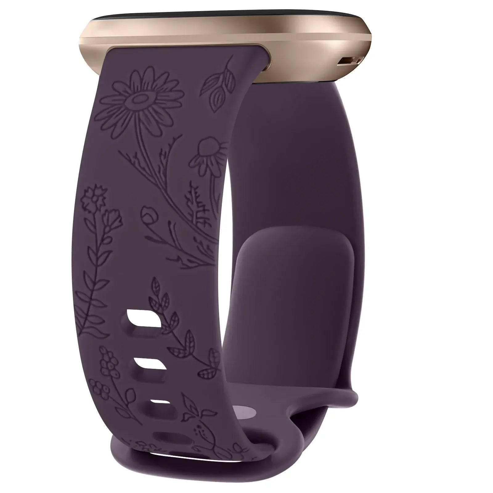 Fitbit Versa & Sense Silicone Band - Durable Floral Design - SJB-DIAMOND ELITES