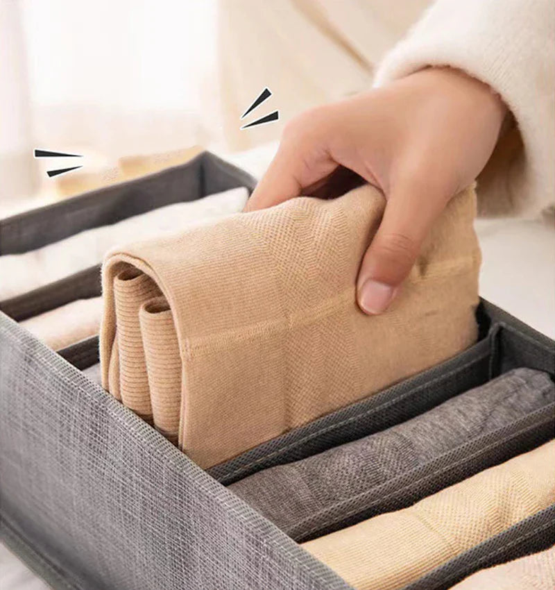 Clothes Storage Box Underwear Bra Organizer Storage Box Wardrobe Organizer Drawers Separator Boxes Home Storage Supplies Lootquake LLC