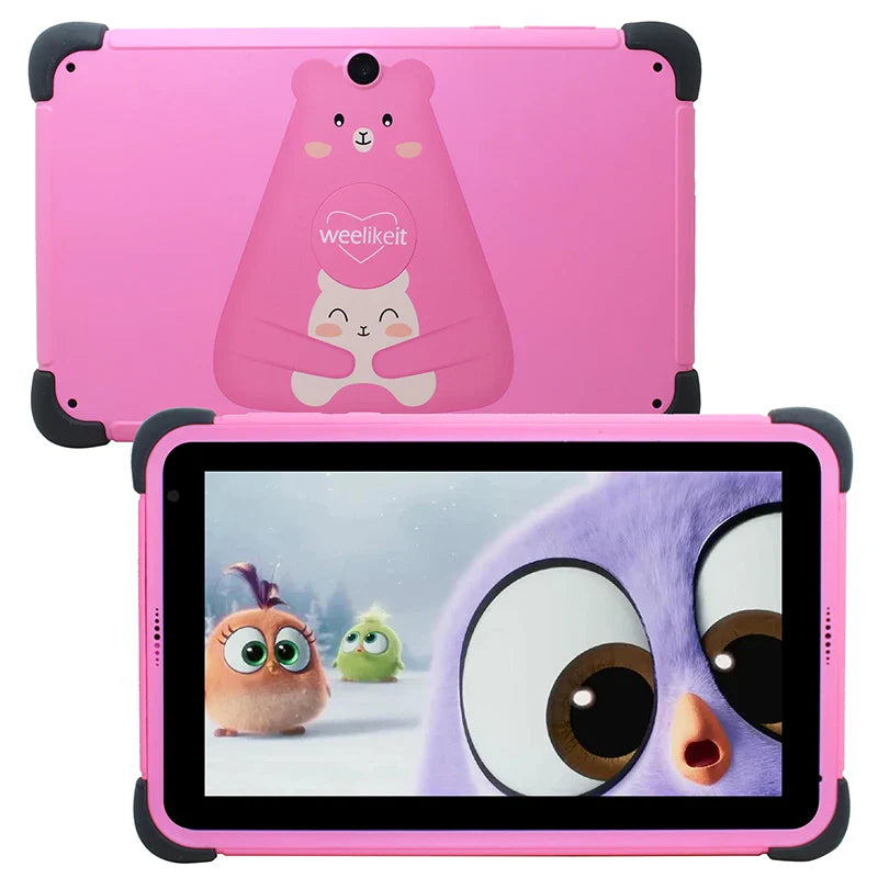 weelikeit 8 Inch Kids Tablet for Child Android 11 1280x800 IPS Children Study Tablet 2GB 32GB Quad Core 4500mAh Wifi with Stand Lootquake LLC