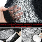 Halloween Black Gauze Horror Decor Tablecloth Table Flag Black Mesh Bar Ghost House Chamber Terror Decor Outdoor Hanging Gauze