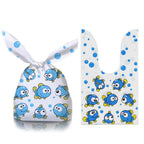 50Pcs Easter Rabbit Ear Bags Cookie Candy Gift Plastic Bags Pouch Baking Packaging for Biscuits Easter Decoration 2024 Birthday Lootquake LLC