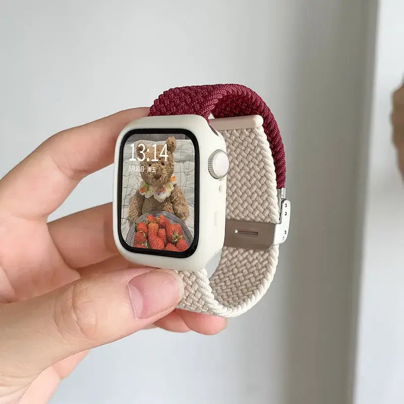 Apple Watch Nylon Strap - Durable Soft Fabric Band - SJB-DIAMOND ELITES