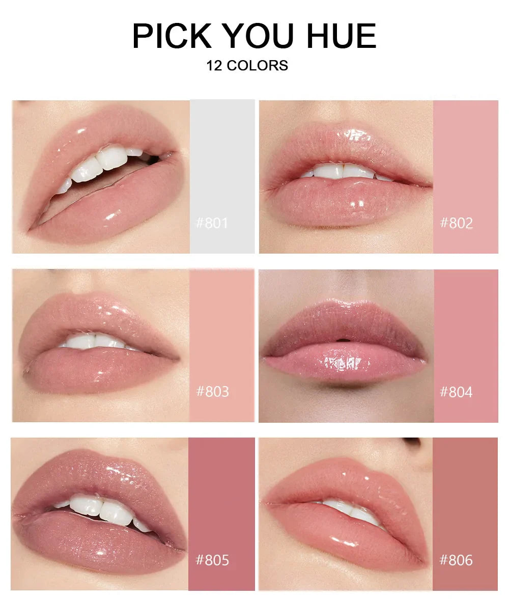 Mirror Lipgloss Moisturizing Sexy Lips Plumper Long Lasting Red Lip Gloss Tint Makeup Jelly Lip Glaze Cosmetics Lip Oil Lootquake LLC