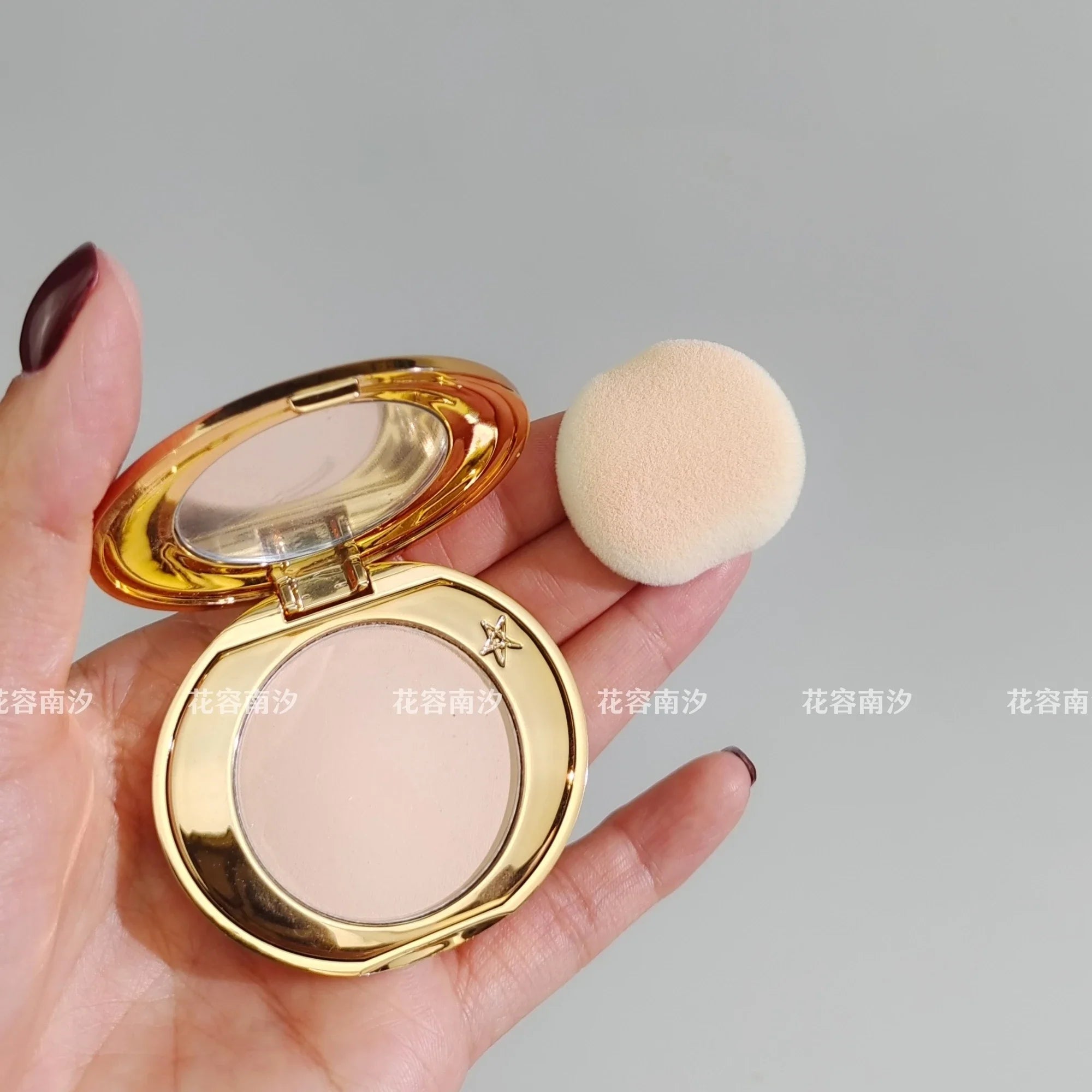 Small Flocking Mini Replacement Puff Loose Powder Foundation Puff Lootquake LLC