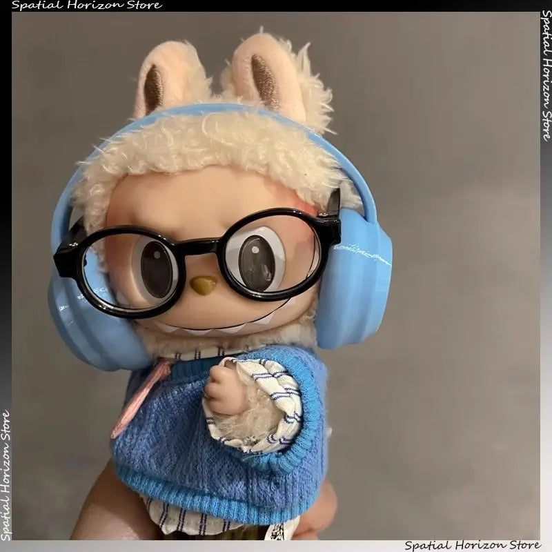 Labubu Headphone Cute Earphone for Labubu I II Mini Plush Doll Headset Decoration Fashion DIY Doll Accessories Gift Lootquake LLC