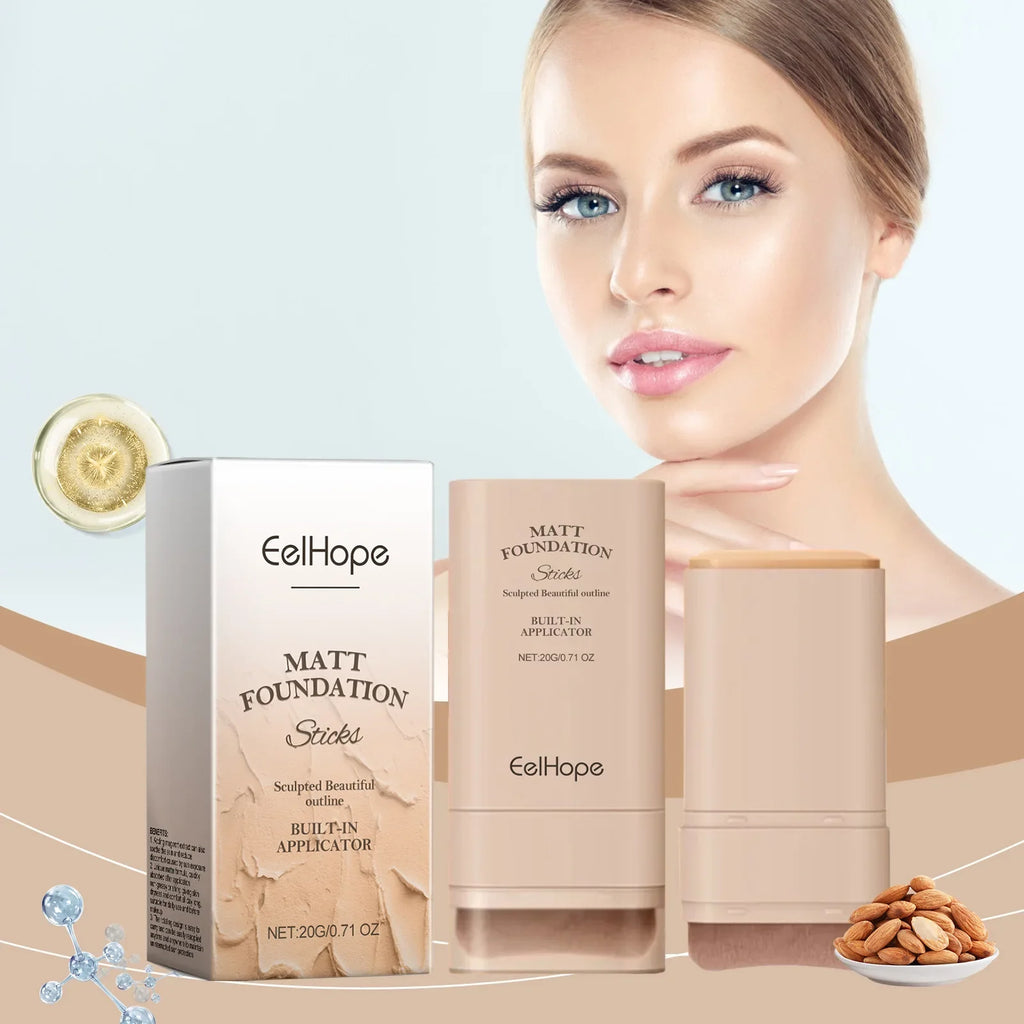 Eelhope Concealer Foundation Cream Long-Lasting Makeup Full Coverage Lightweight Waterproof Foundation Face Concealer Cosmetics Lootquake LLC