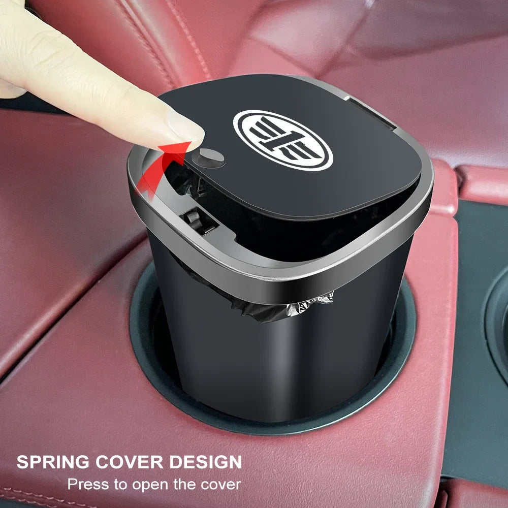 Car Trash Bin Garbage Can For FAW V5 X80 B50 Besturn X40 T77 V2 Vita F5 V70 D60 J6 F1 V80 B70 R7 N5 N7 B30 T33 Auto Accessories Lootquake LLC