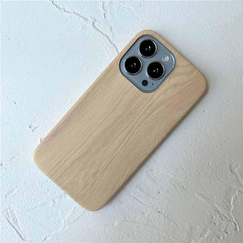 Retro Ultra Thin Wooden Texture Phone Cases For iPhone 14 13 12 11 Pro Max XS MAX XR XS X 7 8 Plus anti-skid Soft Cover Vintage Wooden Unique Classy & Fully Protective Phone Case Stevvex