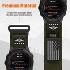 Garmin Fenix Nylon Strap - Tough, Tactical, QuickFit Band BandsCo Straps