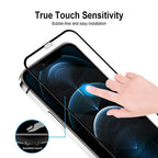 4Pcs Full Cover Screen Protector For iPhone 14 11 12 13 Pro Max Protective Glass For iPhone X XR XS Max 6 7 8 Plus Tempered Film Screen Protector Tempered Glass Compatible With iPhone Stevvex