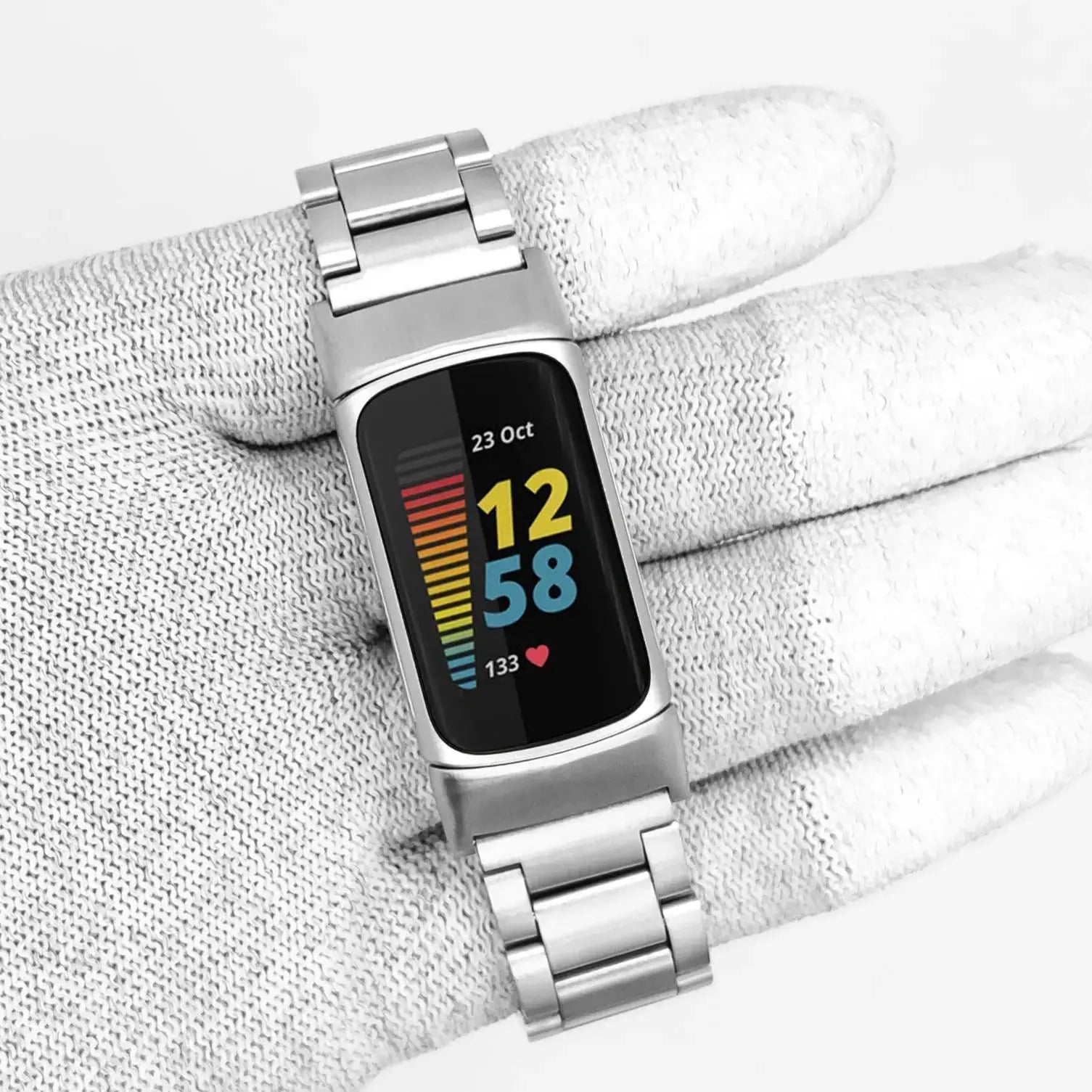 Fitbit Charge 5 6 Stainless Steel Band - Sleek Durable Design - SJB-DIAMOND ELITES