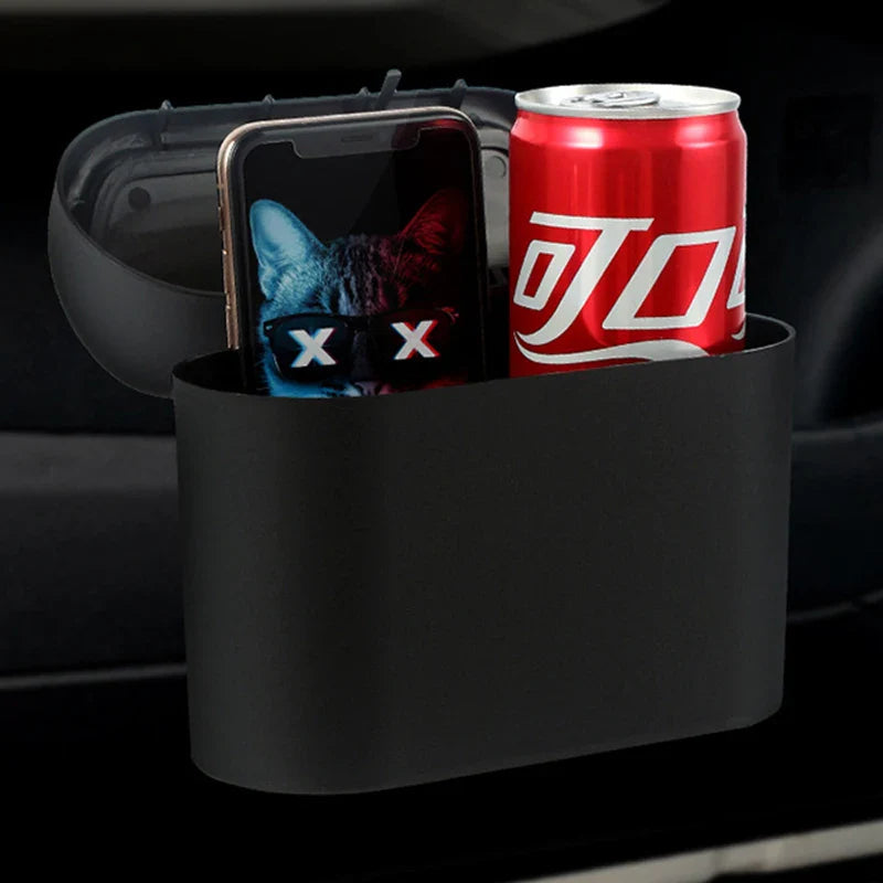ABS square garbage bin, car mini garbage bin, suspended car dust storage box Lootquake LLC