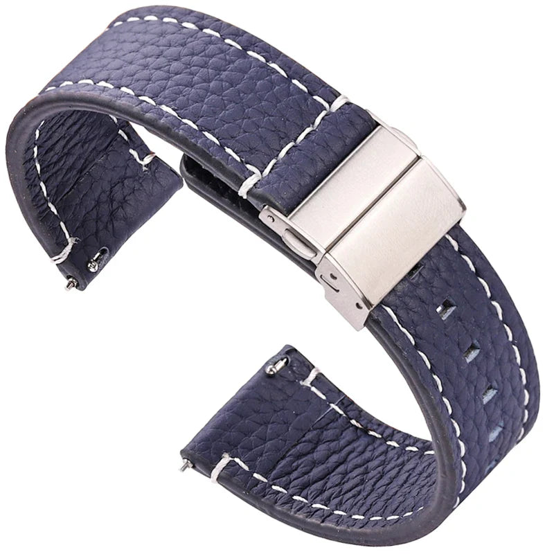 Amazfit Leather Watch Bands Genuine Cowhide Replacement Strap for Smartwatch