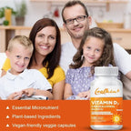 Vitamin D3 50000IU - Muscle Health, Strong Bones and Nervous System Health, Support Immune Lootquake LLC