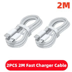 1-10PCS USB C Cable to USB C 100W Fast Charging Charger Cable Supports Fast Charging For iPhone 16 17 Samsung Xiaomi Huawei etc