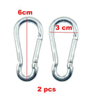 68kg 1/4 Ratchet for 6mm Rope Buckle Awning Wind Rope Tent Rope Fastener Fixed Buckle Pulley Hangers