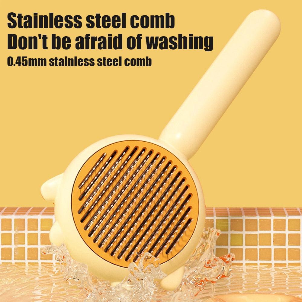 Cat Comb Massage Pet Magic Combs Hair Removal Cat and Dog Universal Needle Brush Pets Grooming Cleaning  Remove Supply Care Set  Pet Hair Cleaner Brush for Dogs Long or Short Hair Cats Pet Massage Brushes Stevvex