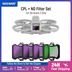 NEEWER CPL + ND Filter Set , (ND8/16/32) Circular Polarizer Polarizing Lens Filter Drone Accessories for DJI Avata 2 Only