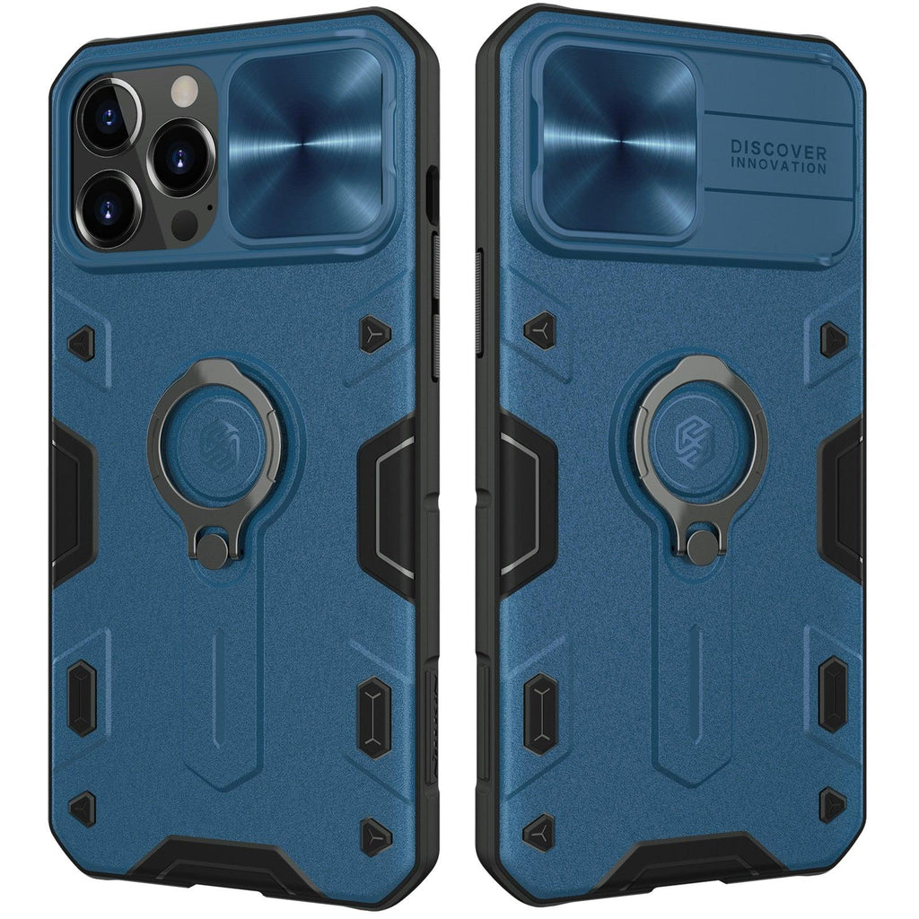Slide Camera Lens Cover And Kickstand Ring Holder Heavy Duty Case iPhone 13 Pro Max Case iPhone 13 Mini Case With Ring Stand Camera Protection Slide Cover Stevvex