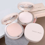 Transparent Pressed Powder Waterproof Lasting Oil Control Full Coverage Face Compact Setting Powder Makeup Foundation Cosmetics