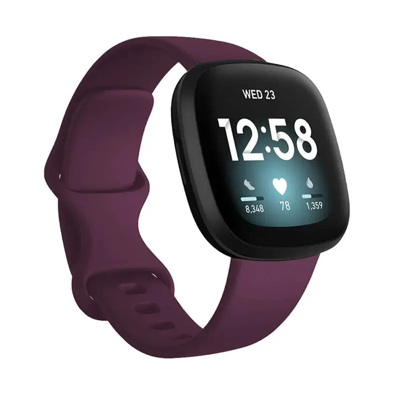 Fitbit Versa & Sense Silicone Band - Durable Stylish Straps - SJB-DIAMOND ELITES