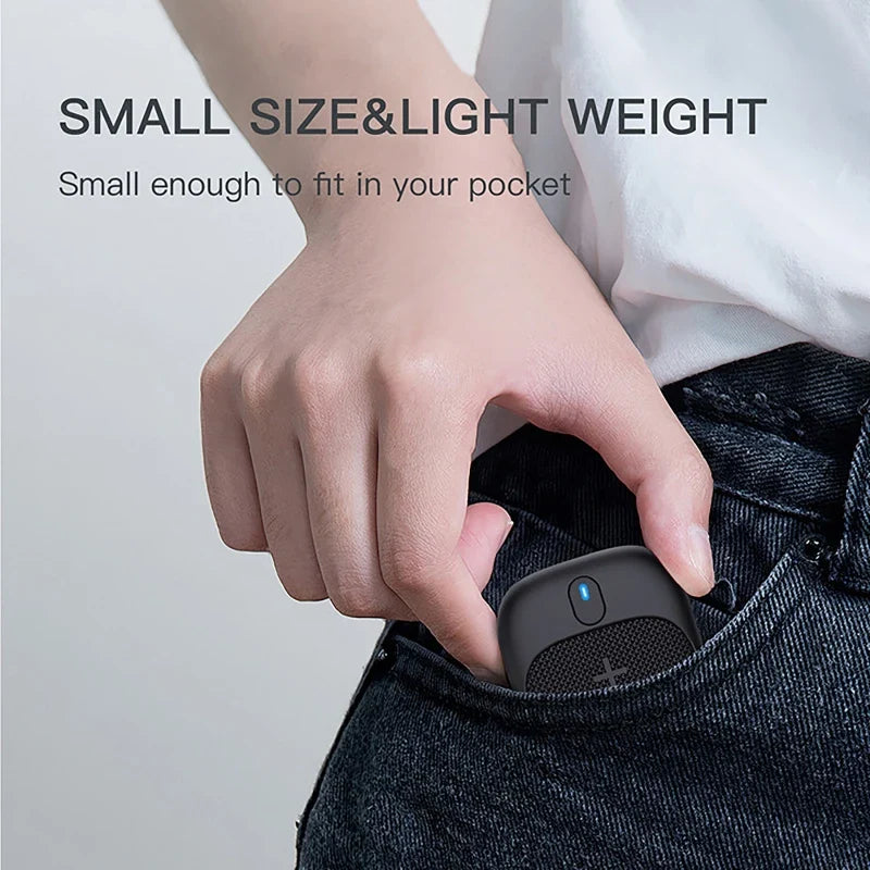 Wearable Bluetooth Speaker Outdoor Speaker Portable Bluetooth Call Speaker with Magnetic Bracket  for Biking, Hiking, Running Lootquake LLC