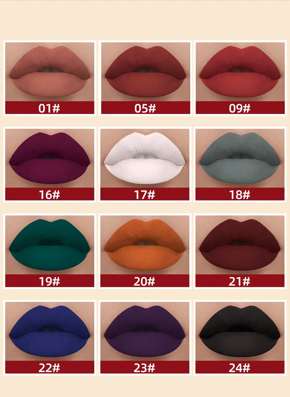 Luxury Matte Lip Gloss Set 12 Waterproof Shades Non Sticky Long Lasting Lipstick Kit For Daily Party Makeup Lootquake LLC